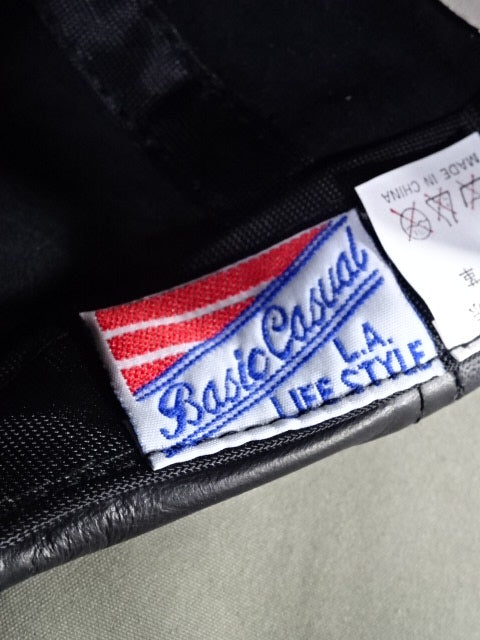 U.W.F. International Leather Cap (1) (Cow Genuine Leather/Black)