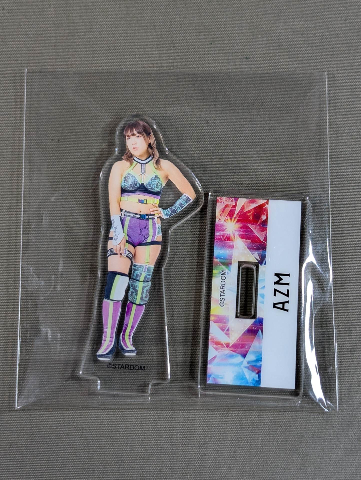 AZM ミニアクリルスタンド① WORLD WONDER RING STARDOMくじ(2025