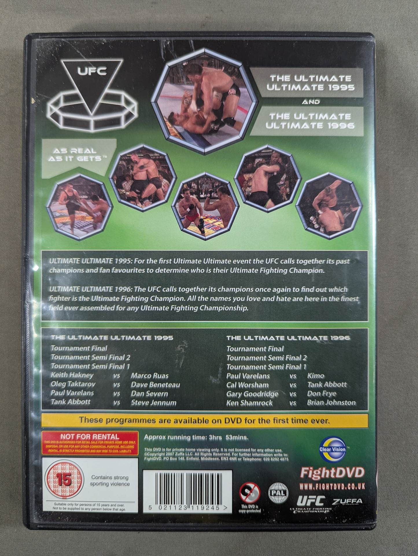 UFC THE ULTIMATE ULTIMATE 1995&1996