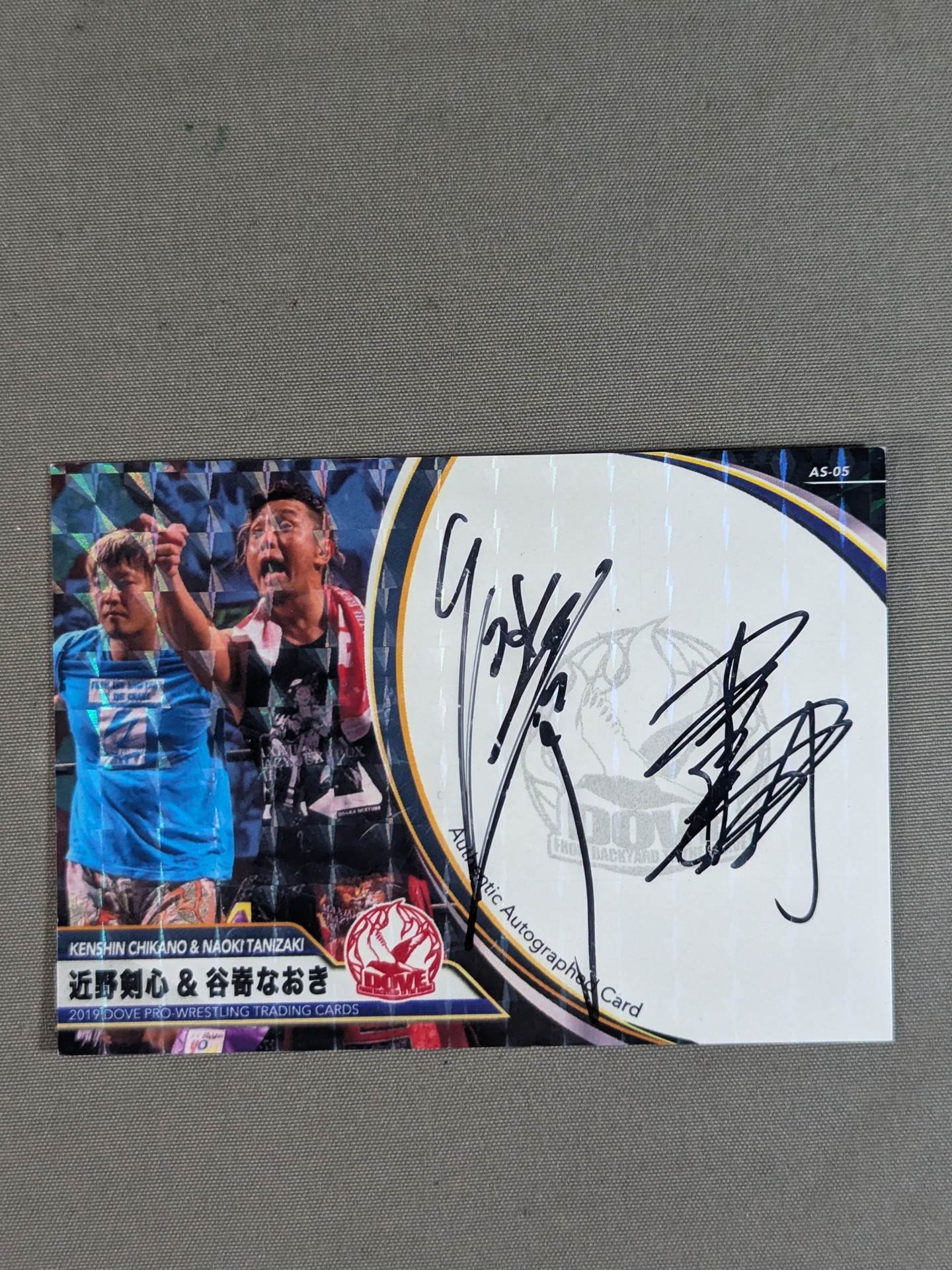 2019 大阪ミクスチャ 谷嵜なおき＆近野剣心 公式サインカード – 闘道館