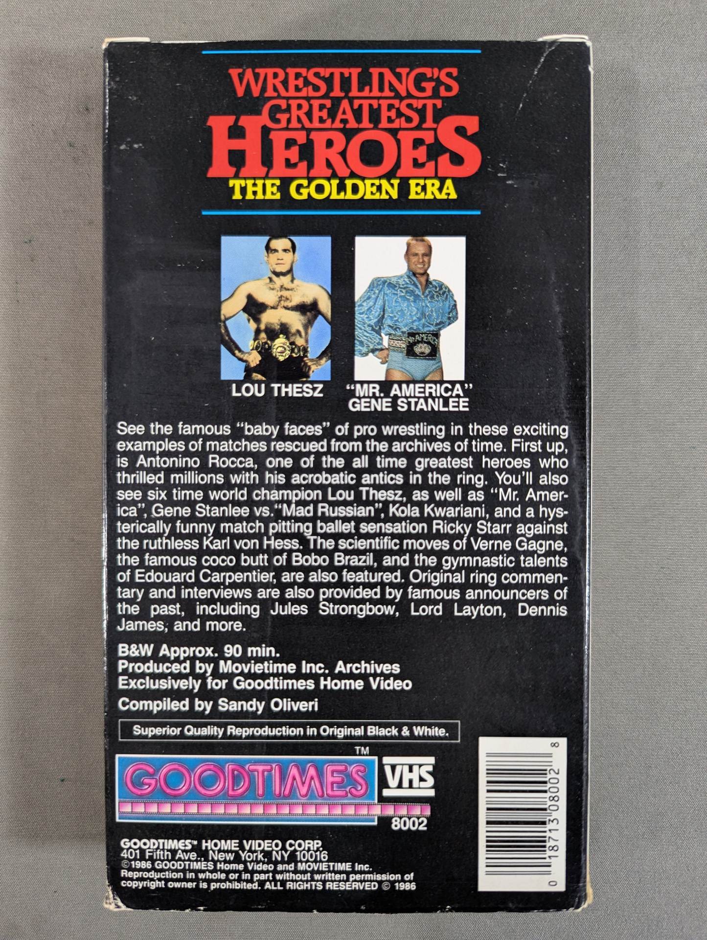 ★ANTONIO ROCCA vs BENITO GARDINI★ WRESTLING’S GREATEST HEROES THE GOLDEN ERA