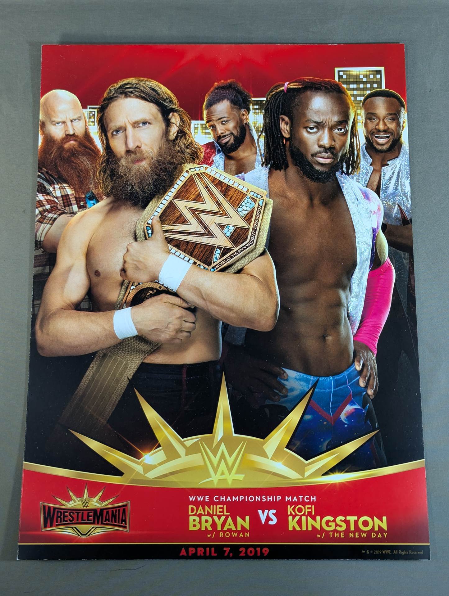 Daniel Bryan vs Kofi Kingston WRESTLEMANIA35 Matchcard