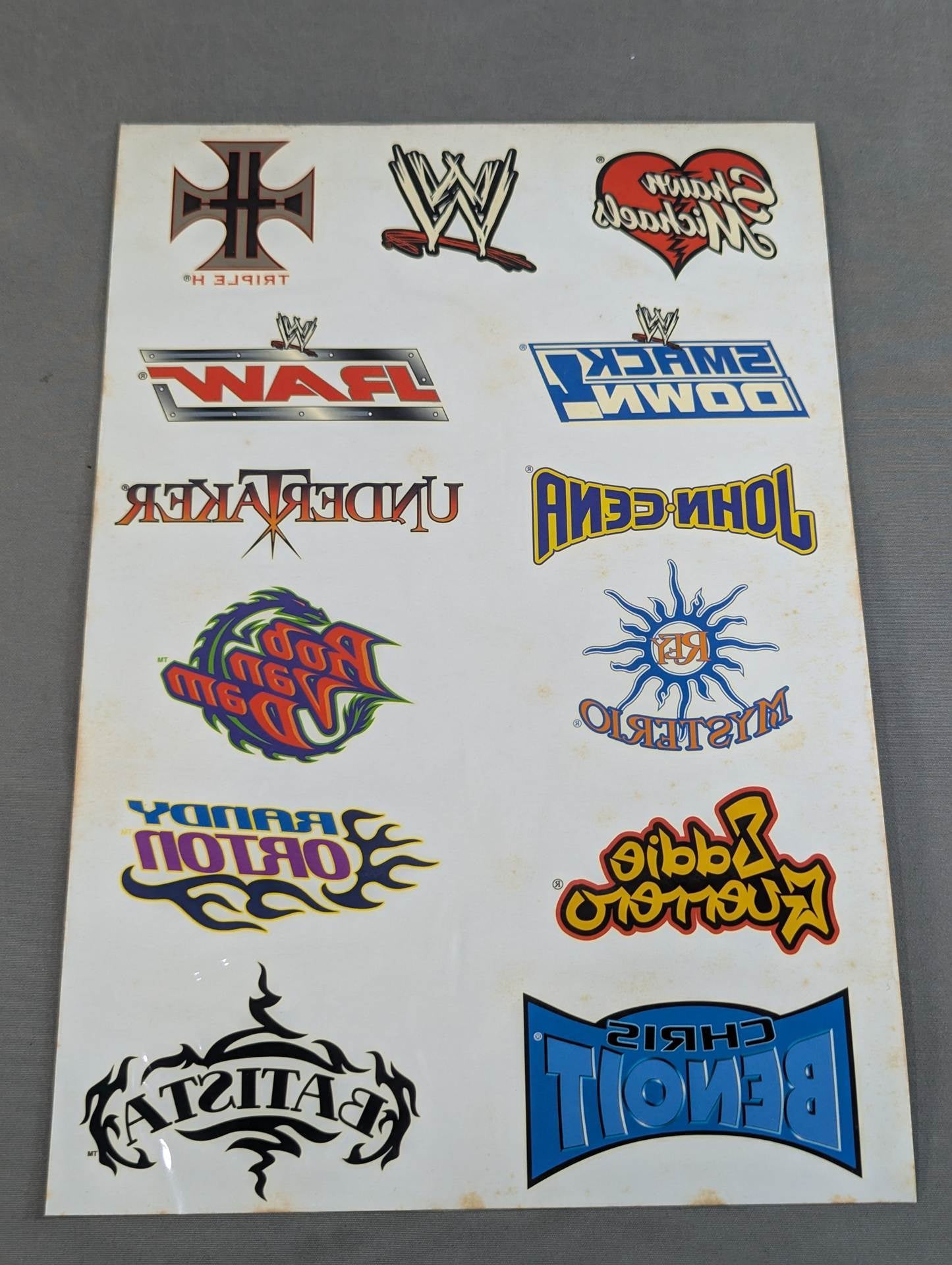 WWE Tattoo sticker