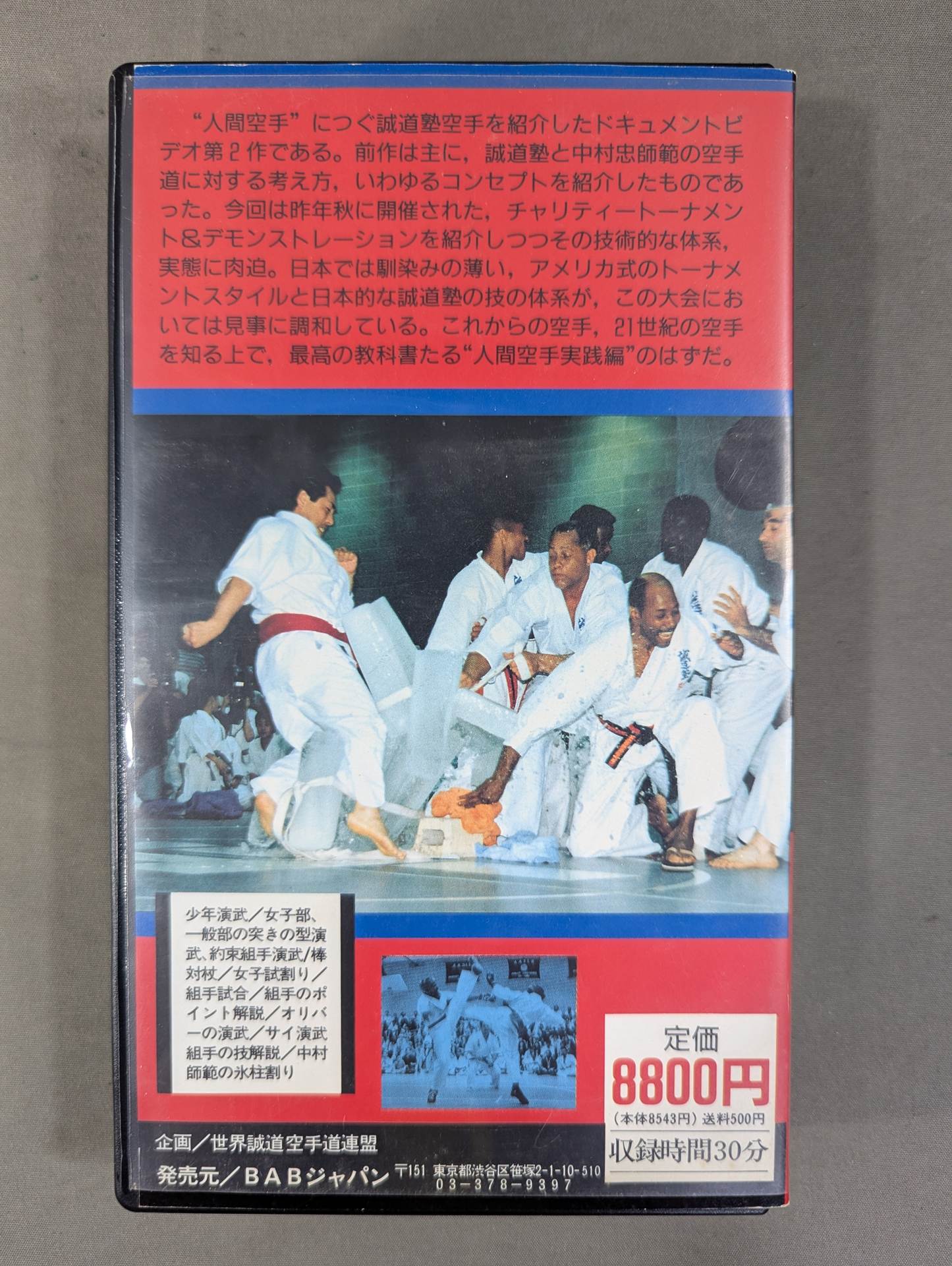 人間空手の技と組手 ★中村忠師範の誠道塾トーナメントのすべて★