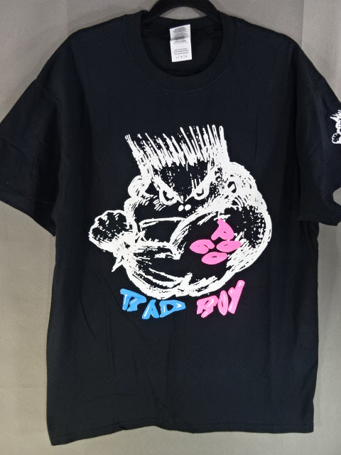 直筆サイン入り】ミスター・ポーゴ「BAD BOY」Tシャツ①(ブラック