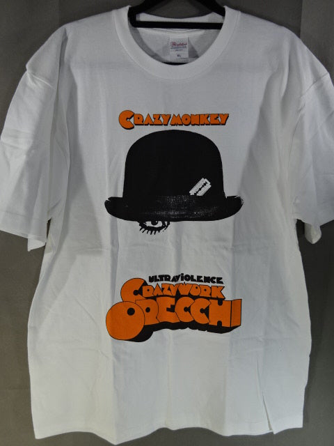 葛西純「CRAZYWORK ORECCHI」Tシャツ②(ホワイト – 闘道館