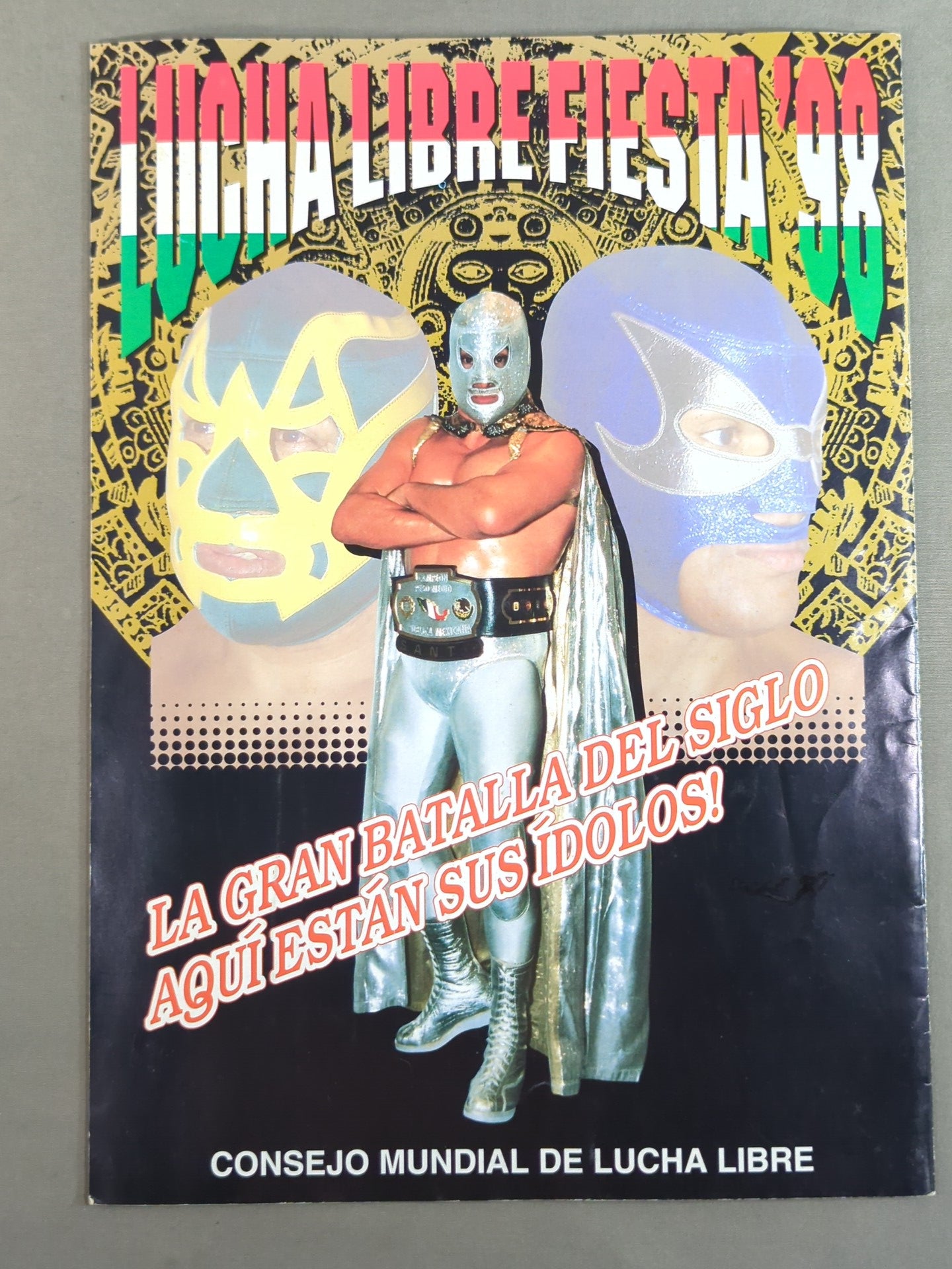 10名直筆サイン入り】CMLL LUCHA LIBRE FIESTA'98 / ルチャリブレ