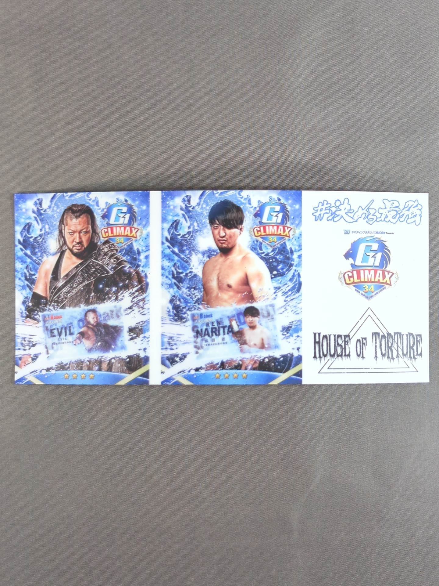 HOUSE OF TORTURE「G1 CLIMAX 34」ステッカー