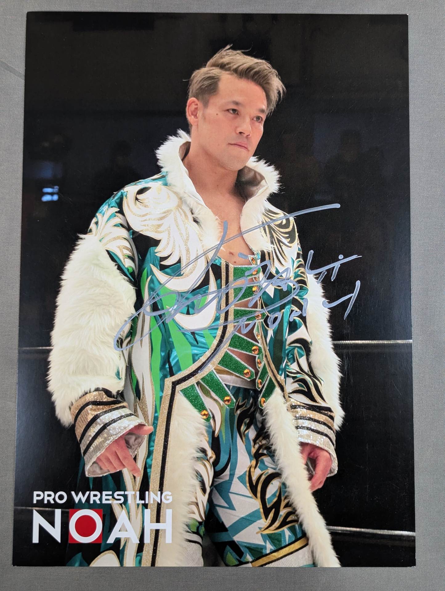 潮崎豪 直筆サイン入りポートレート(A-4) – 闘道館