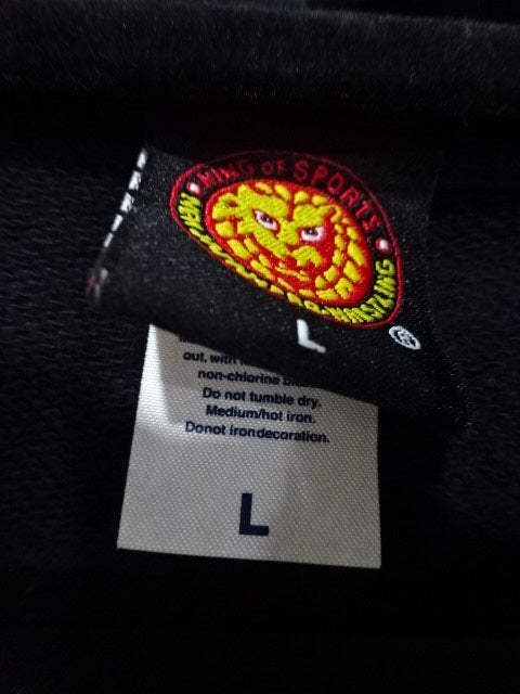 Shinsuke Nakamura "YeaOh!×3" zip hoodie (1) (black)