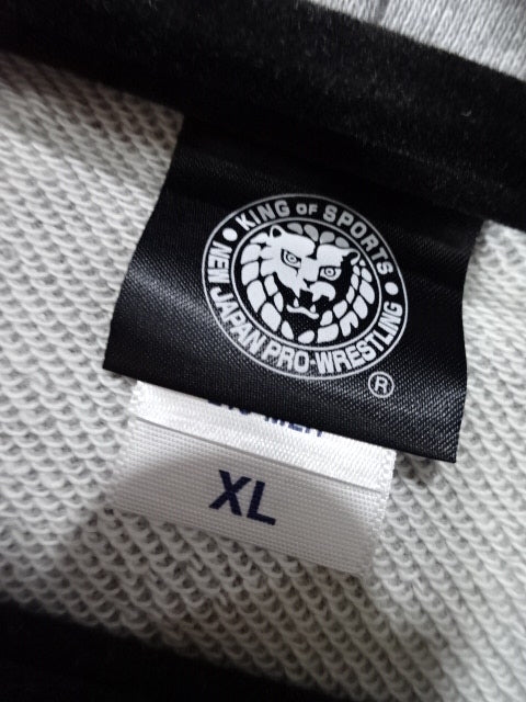 【hand signed autograph】 KUSHIDA "THE TIME SPLITER" pullover hoodie (gray)