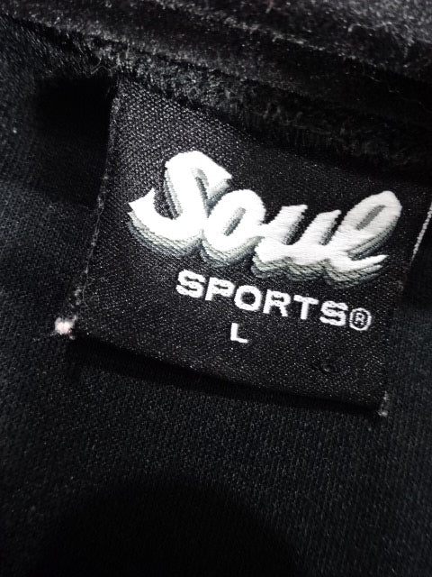 新日本プロレス×SOUL ライオンマーク ジャージジャケット④(ブラック×グレー)