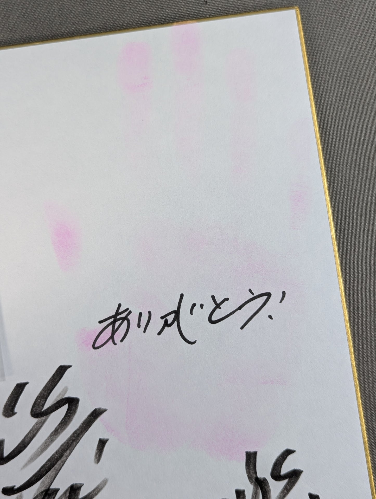 ★ Handprint Shikishi ( Autograph board ) & Limited Photos by ★ Utami Hayashishita