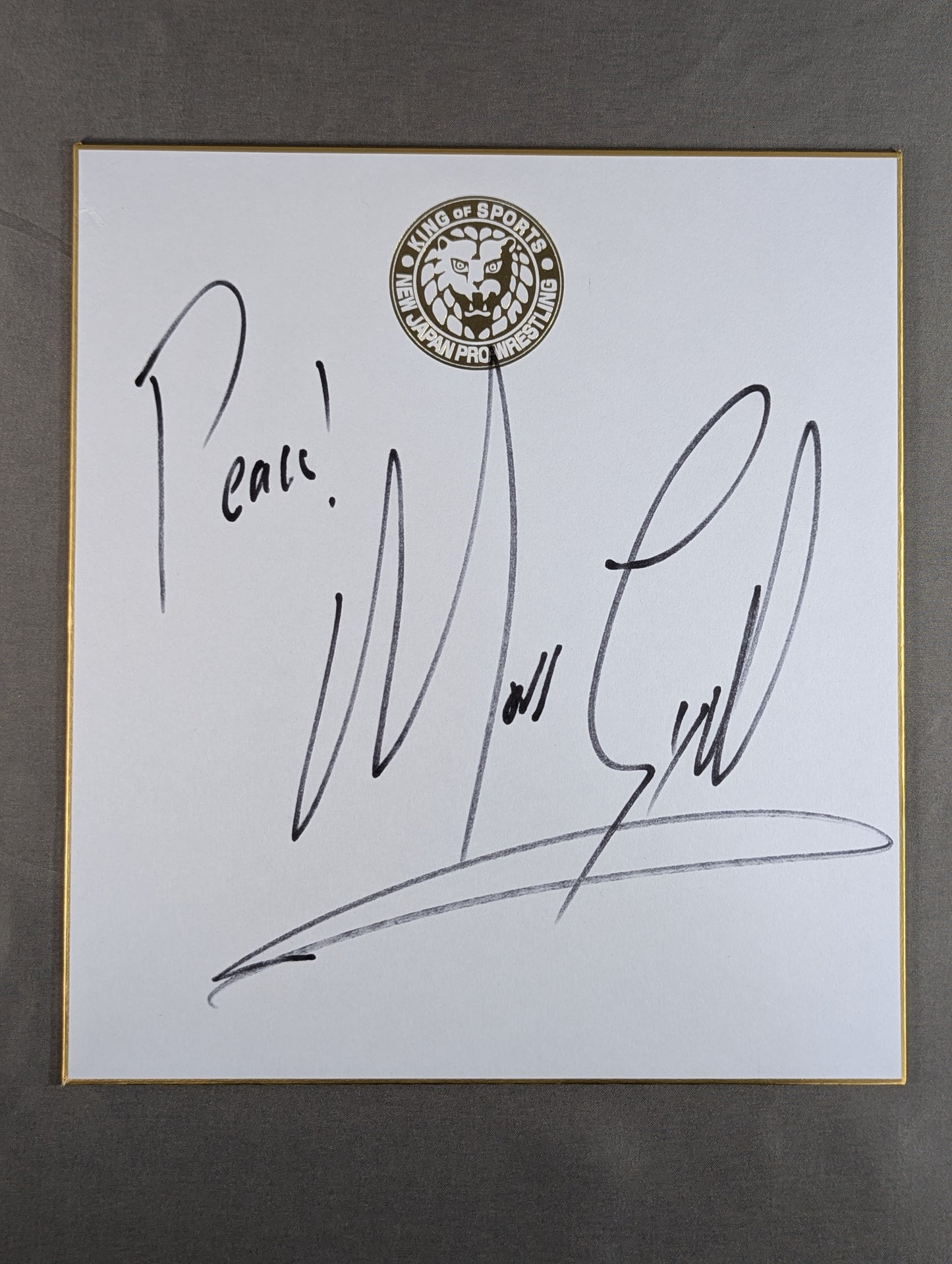 Matt Saidal (Lion Mark Shikishi ( Autograph board ) )