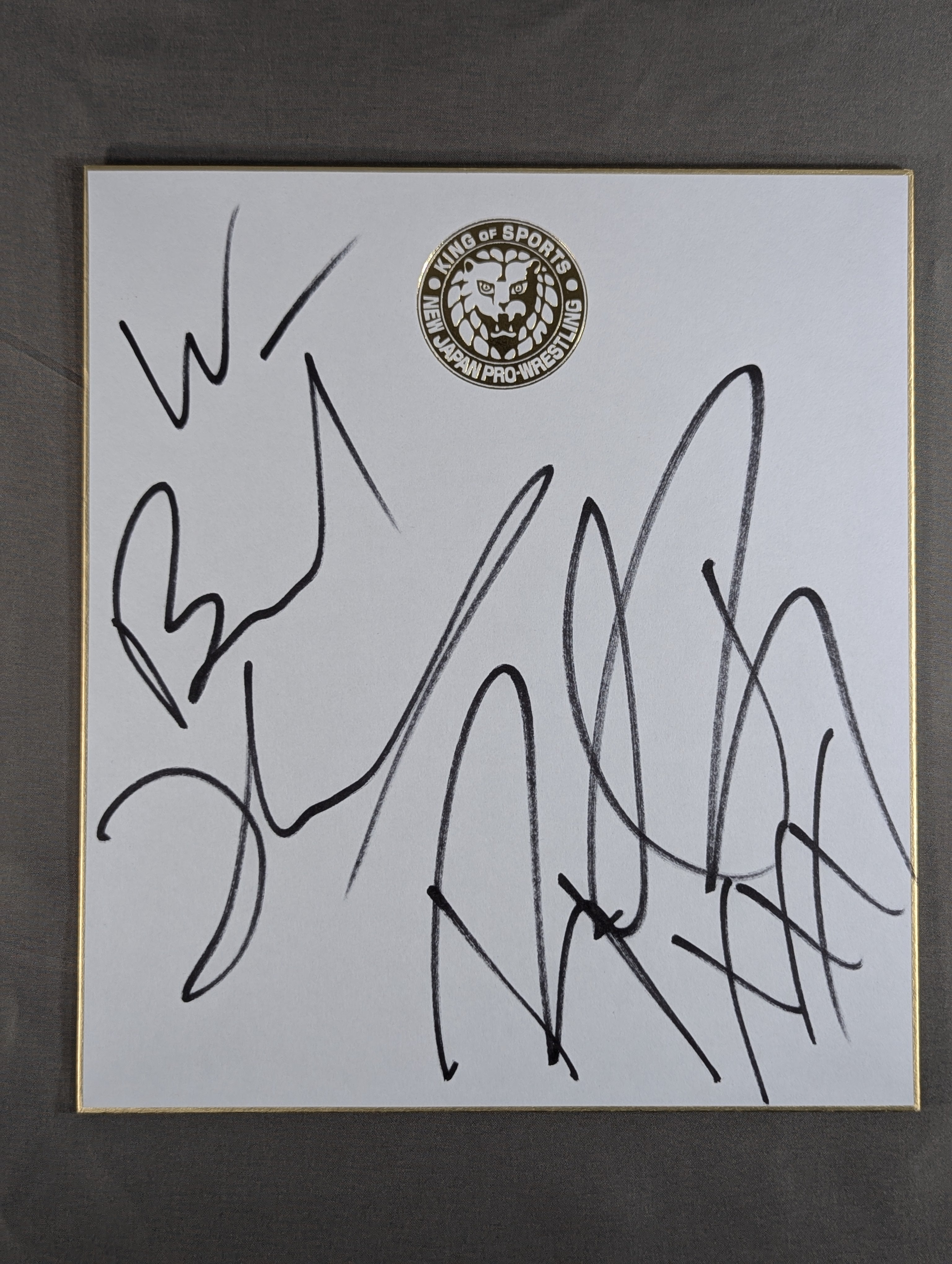 ☆ウォー・マシン☆ レイモンド・ロウ＆ハンソン(ライオンマーク色紙