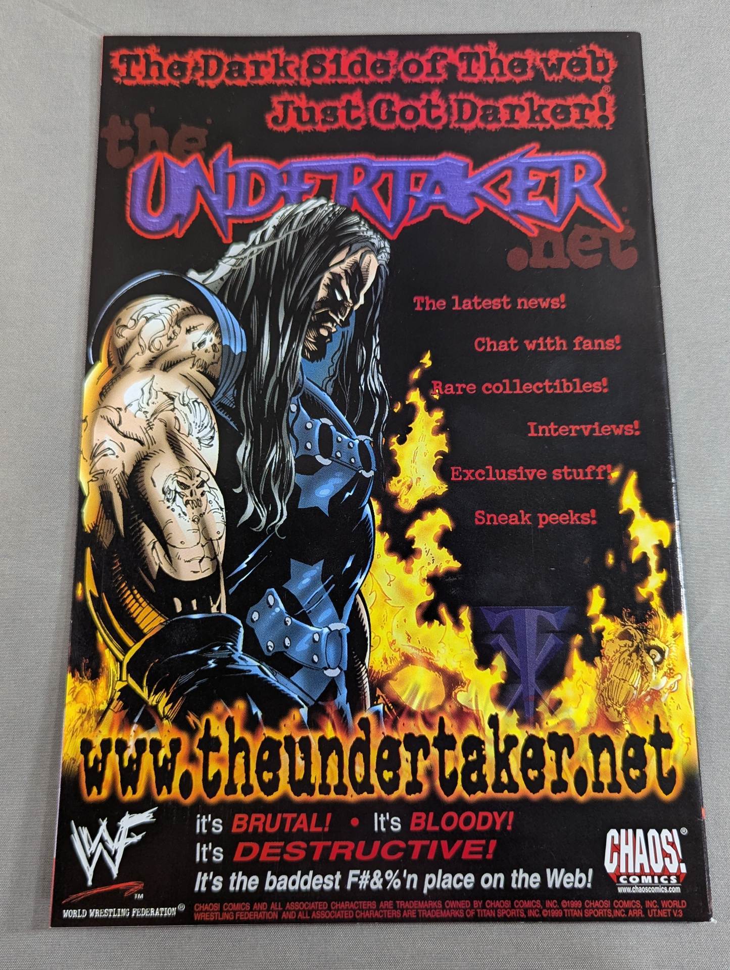 UNDERTAKER #3 (JUNE.'99)《実写表紙Ver.》