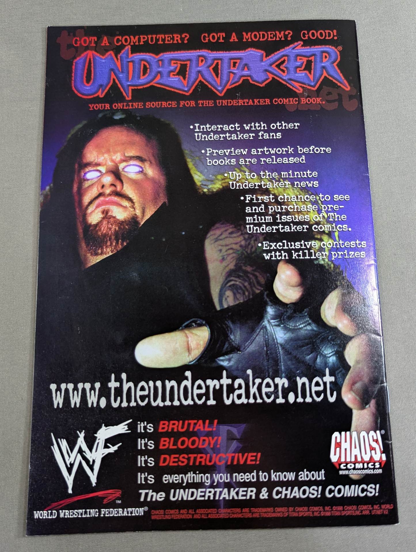UNDERTAKER #2 (MAY.'99)