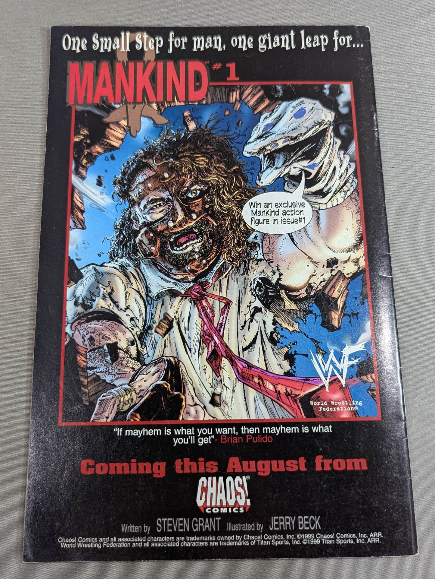 UNDERTAKER #4 (JULY.'99)《実写表紙Ver.》