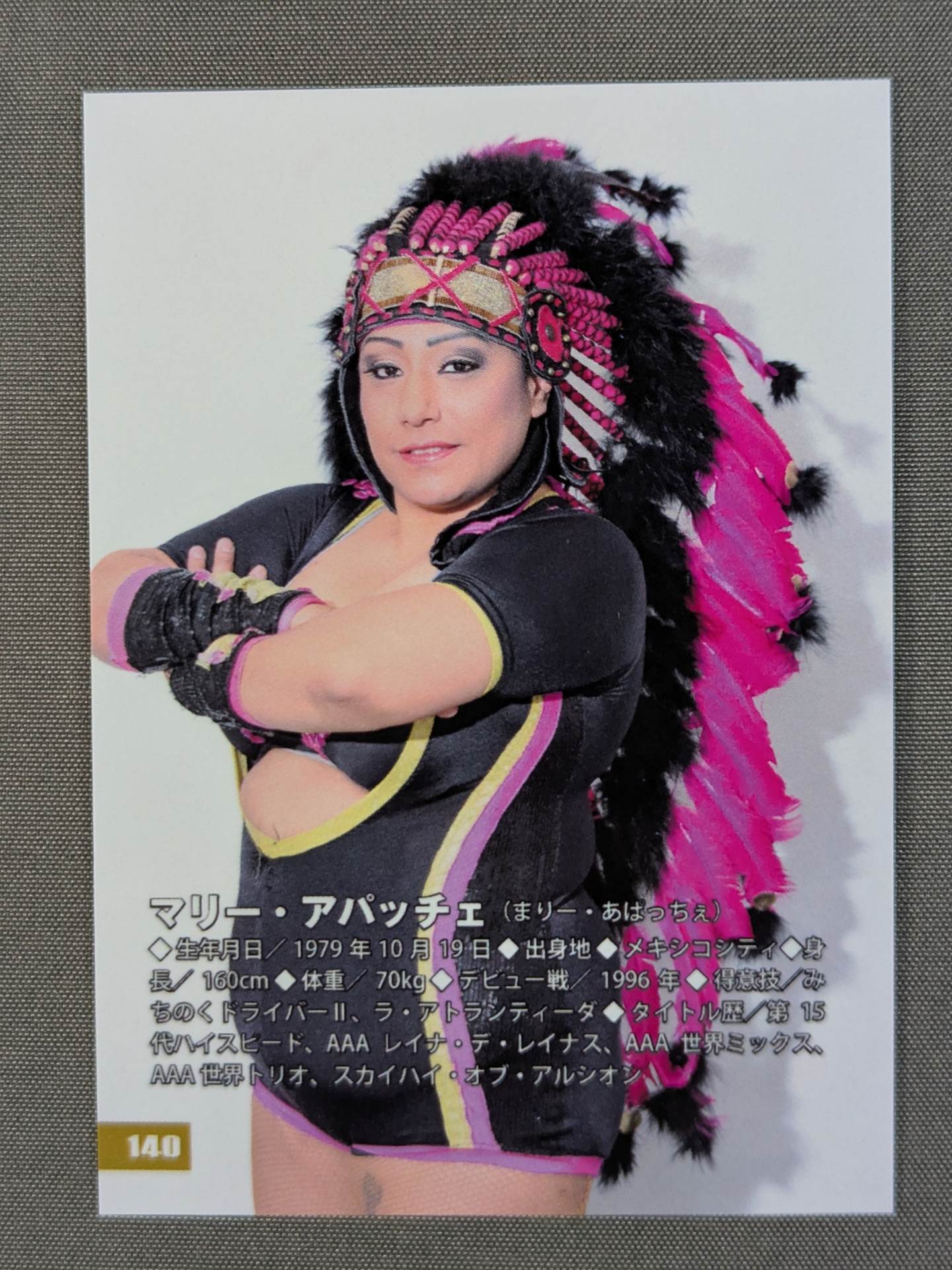 2019 STARDOM COLLECTION CARD マリー・アパッチェ(140)