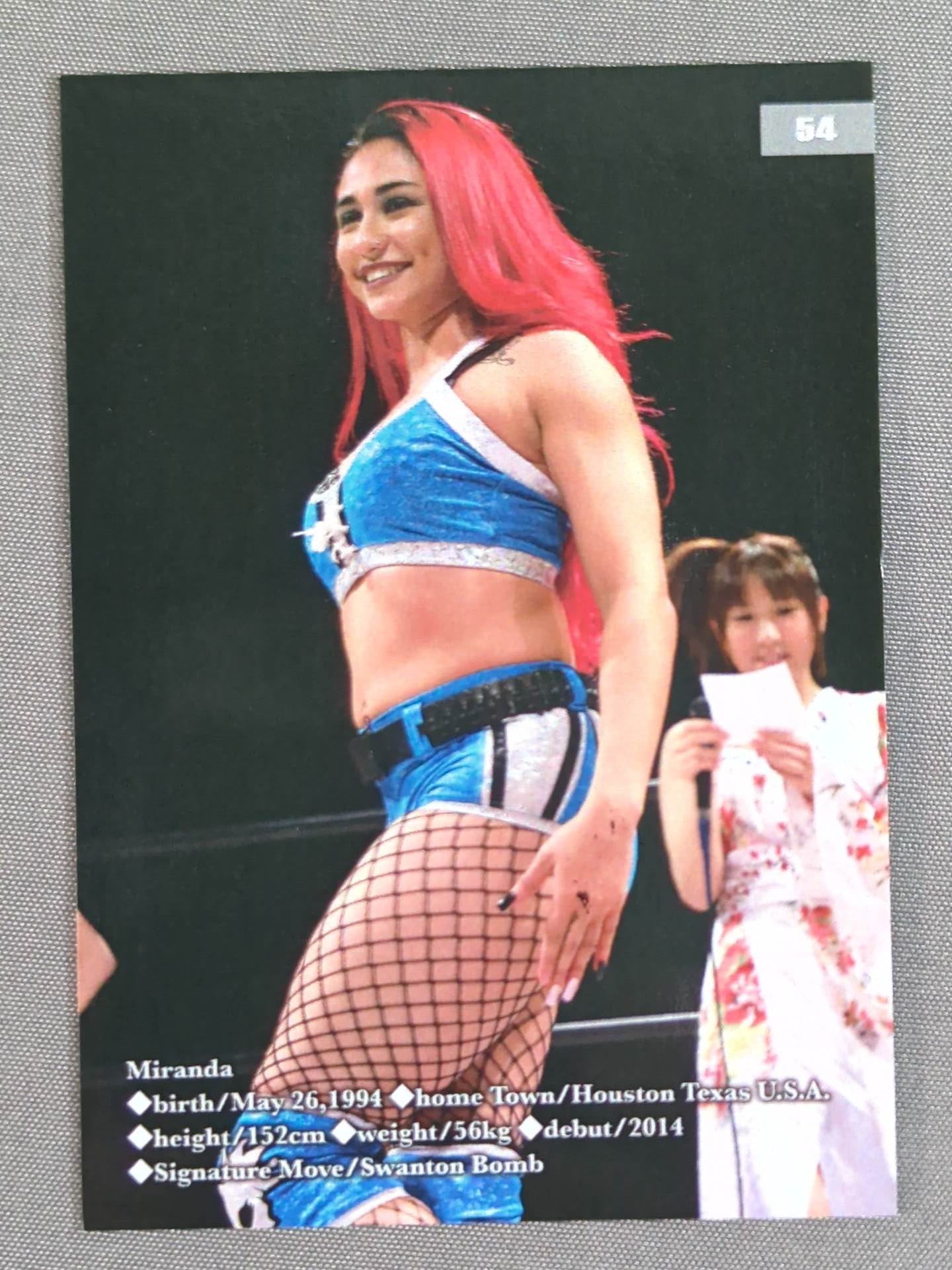 2018 STARDOM COLLECTION CARD ミランダ 公式サインカード