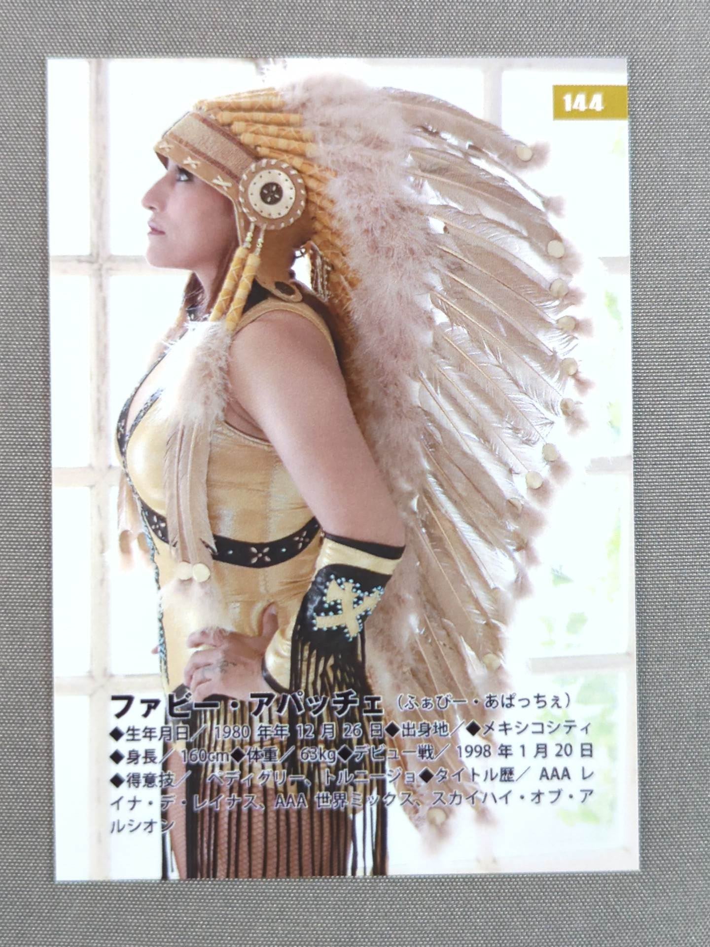 2019 STARDOM COLLECTION CARD ファビー・アパッチェ(144)