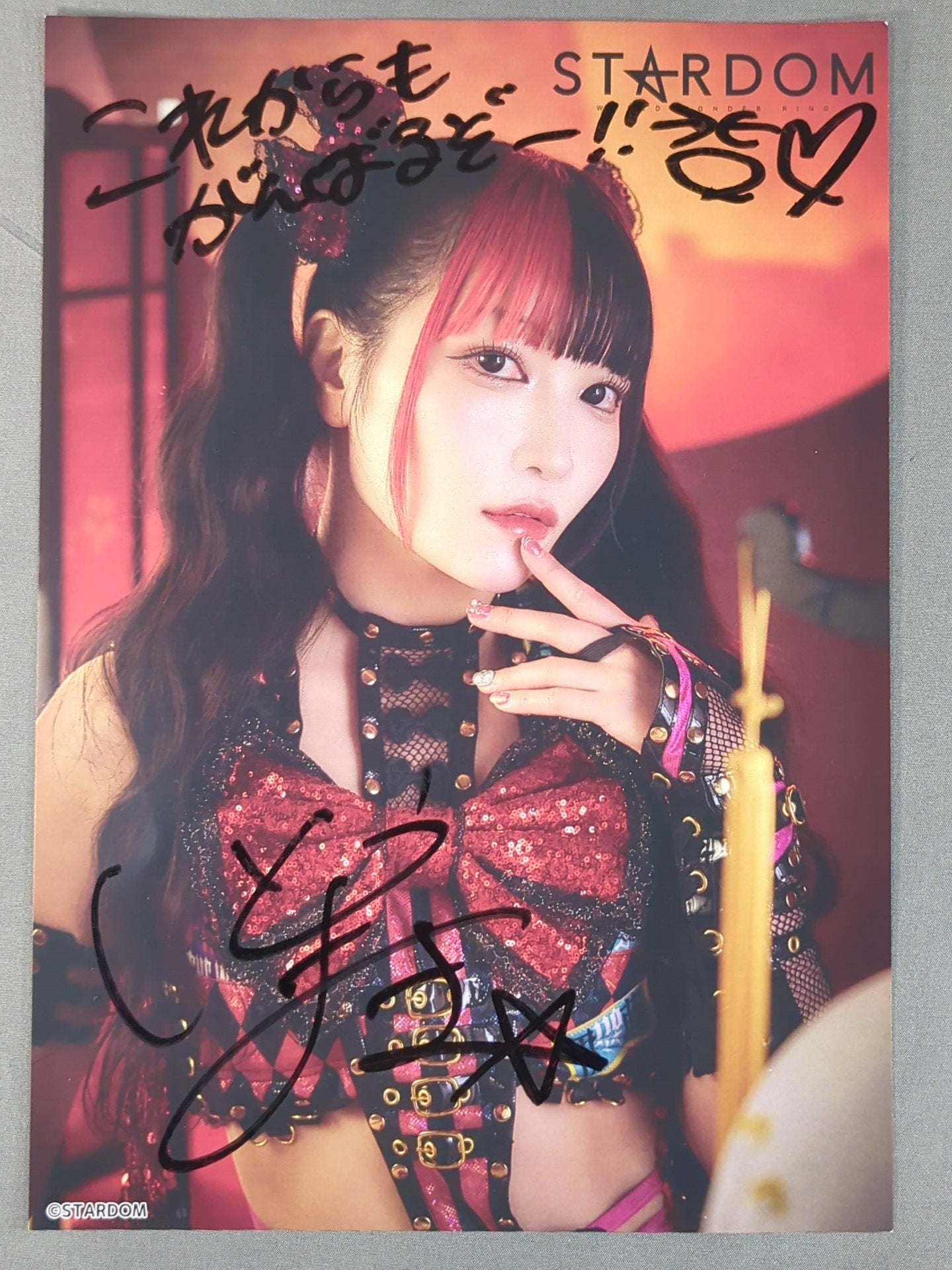 伊藤麻希 【2/7お渡し会限定】 スターダム 伊藤麻希 直筆サイン入りポート