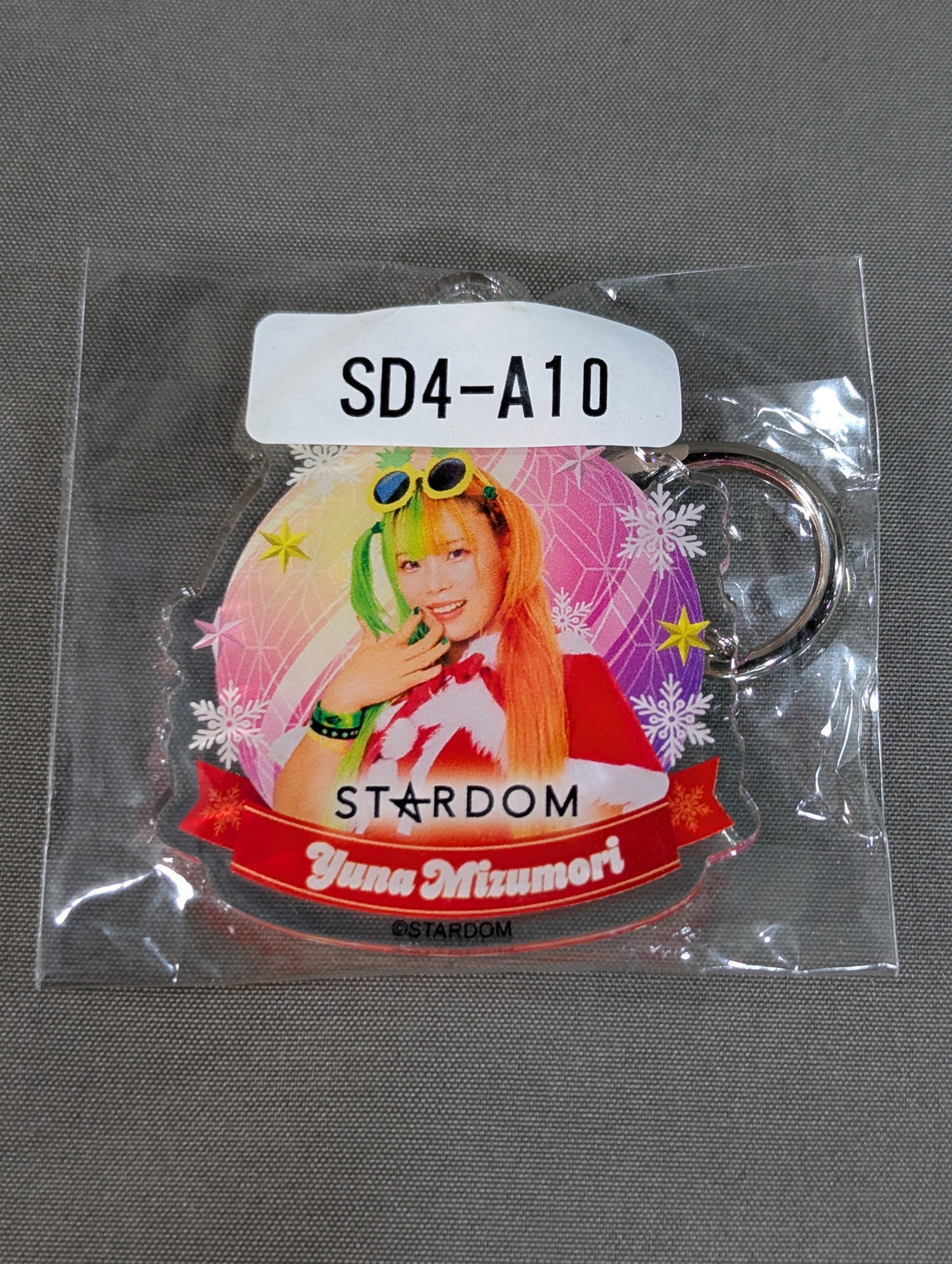 水森由菜 STARDOM×ウェブポン オーナメントキーホルダー