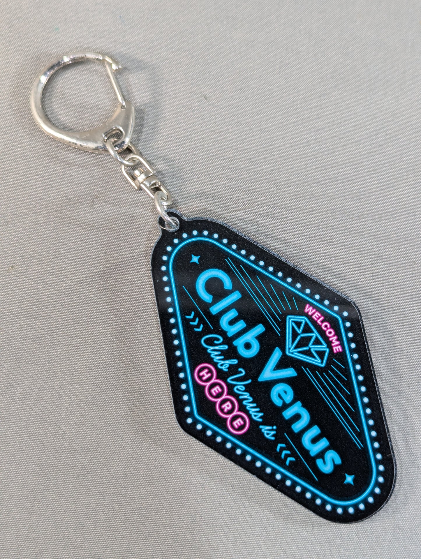 Club Venus Logo Acrylic Keychain