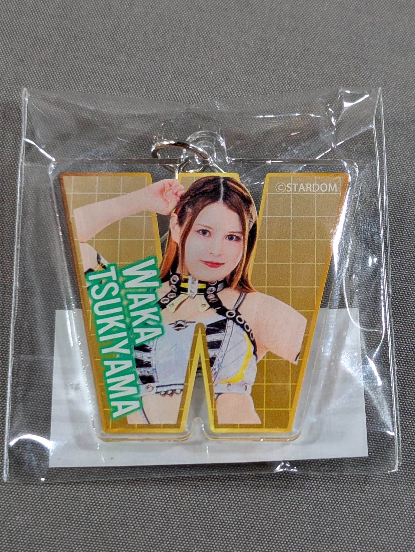 Waka Tsukiyama Initial Key Chain (DMM Oncre)
