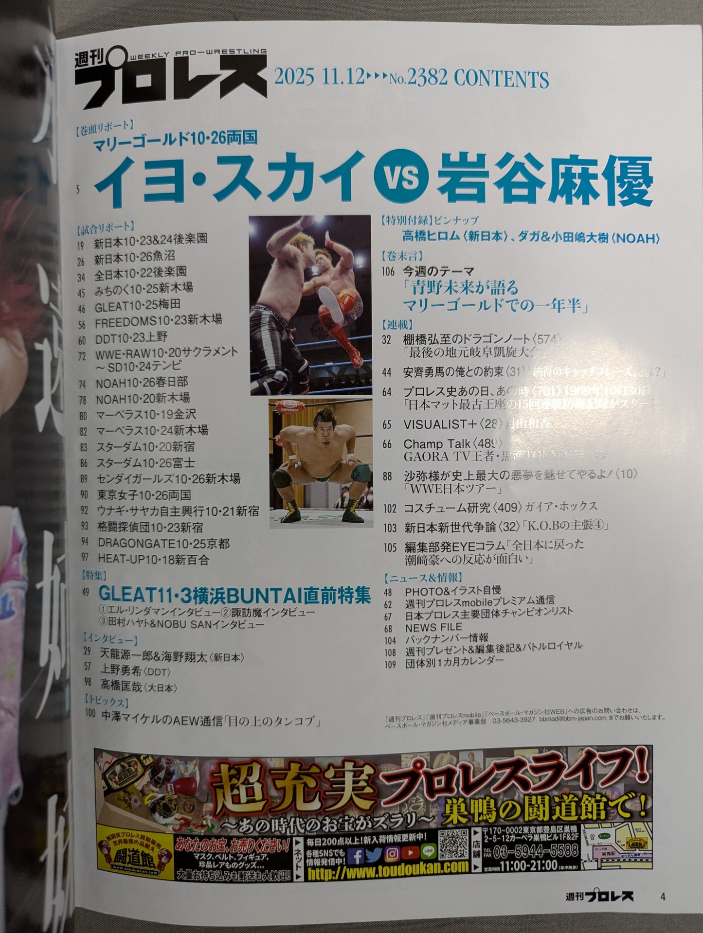 週刊プロレス2382