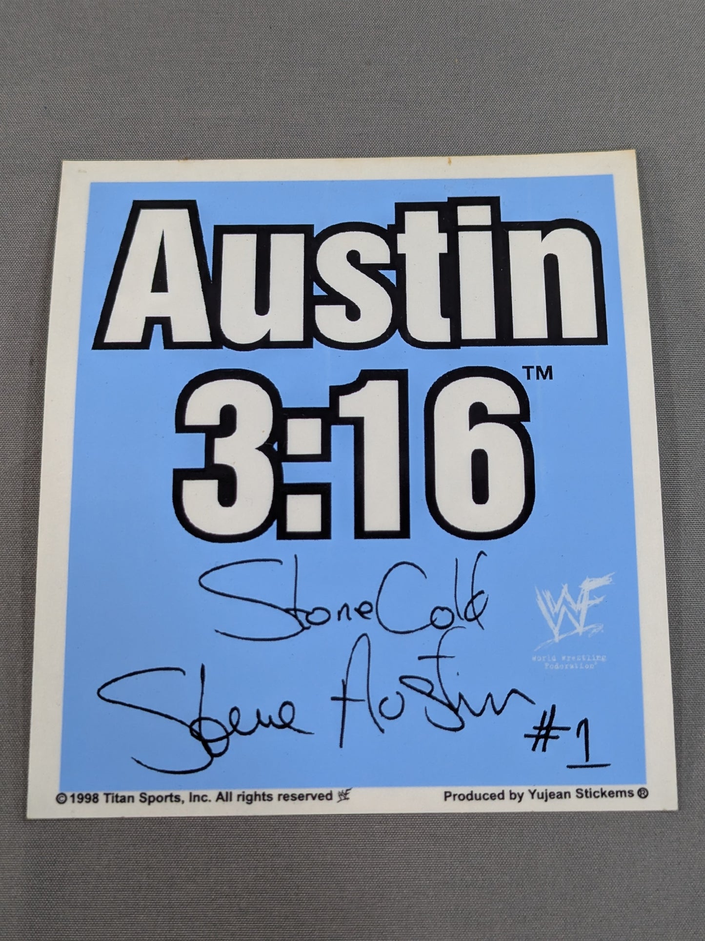 ストーンコールド・スティーブ・オースチン ステッカー①