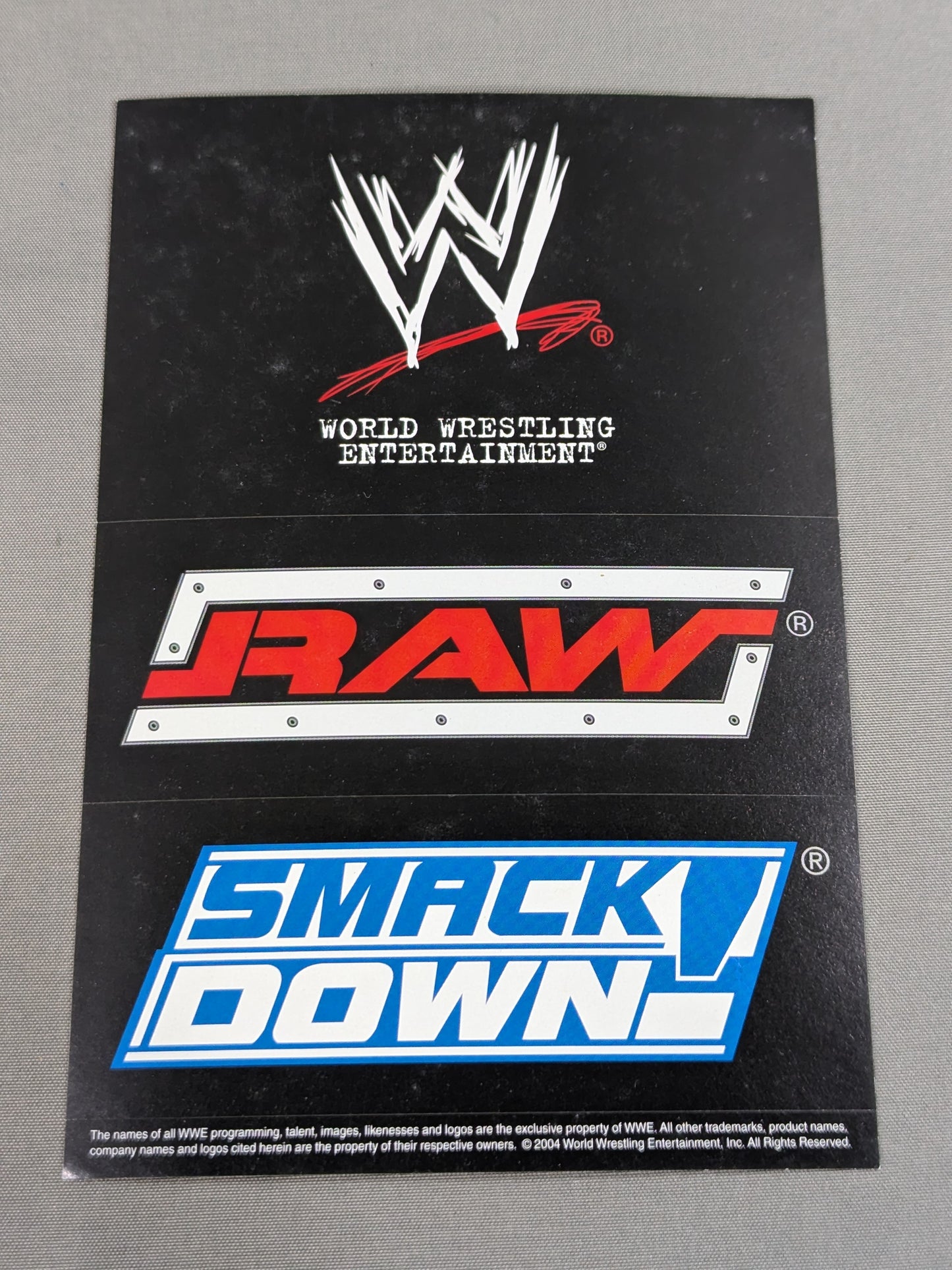 WWE RAW SMACKDOWN! ロゴ ステッカー