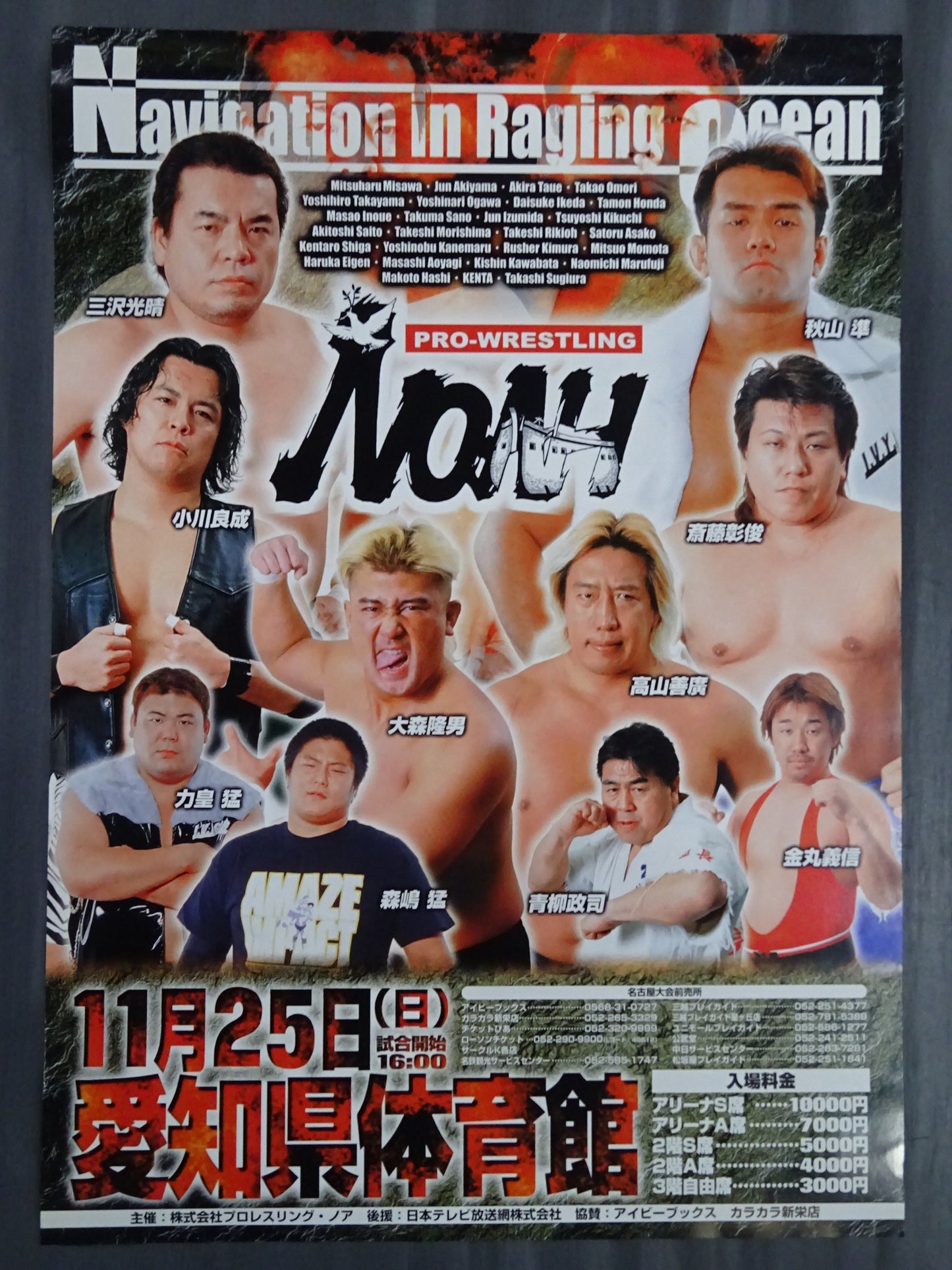 Navigation in Raging Ocean