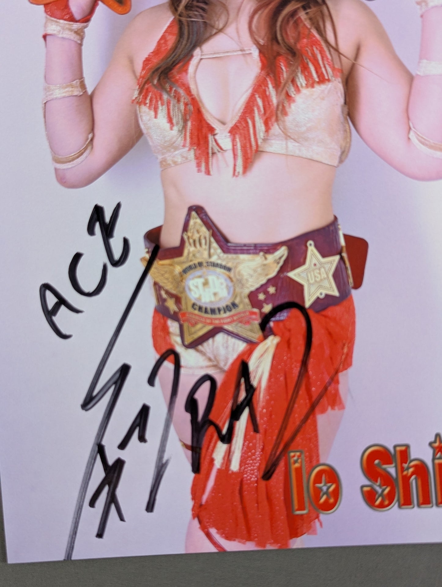 Io Shirai (Iyo Sky) hand signed autograph Pro-Photo (A-1)