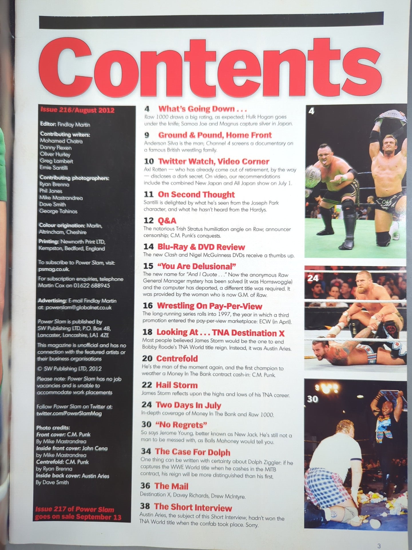 POWER SLAM ISSUE 216