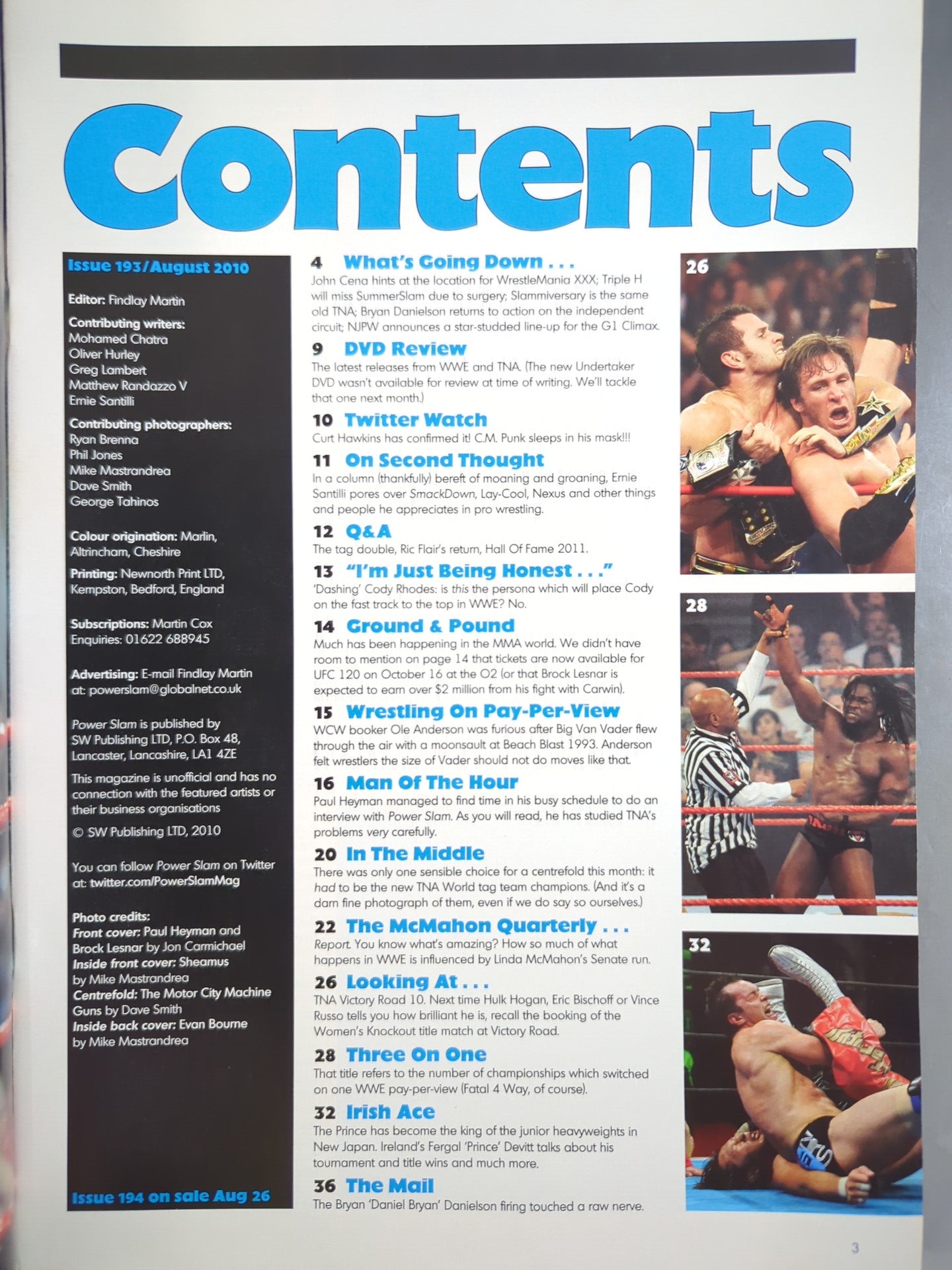POWER SLAM ISSUE 193