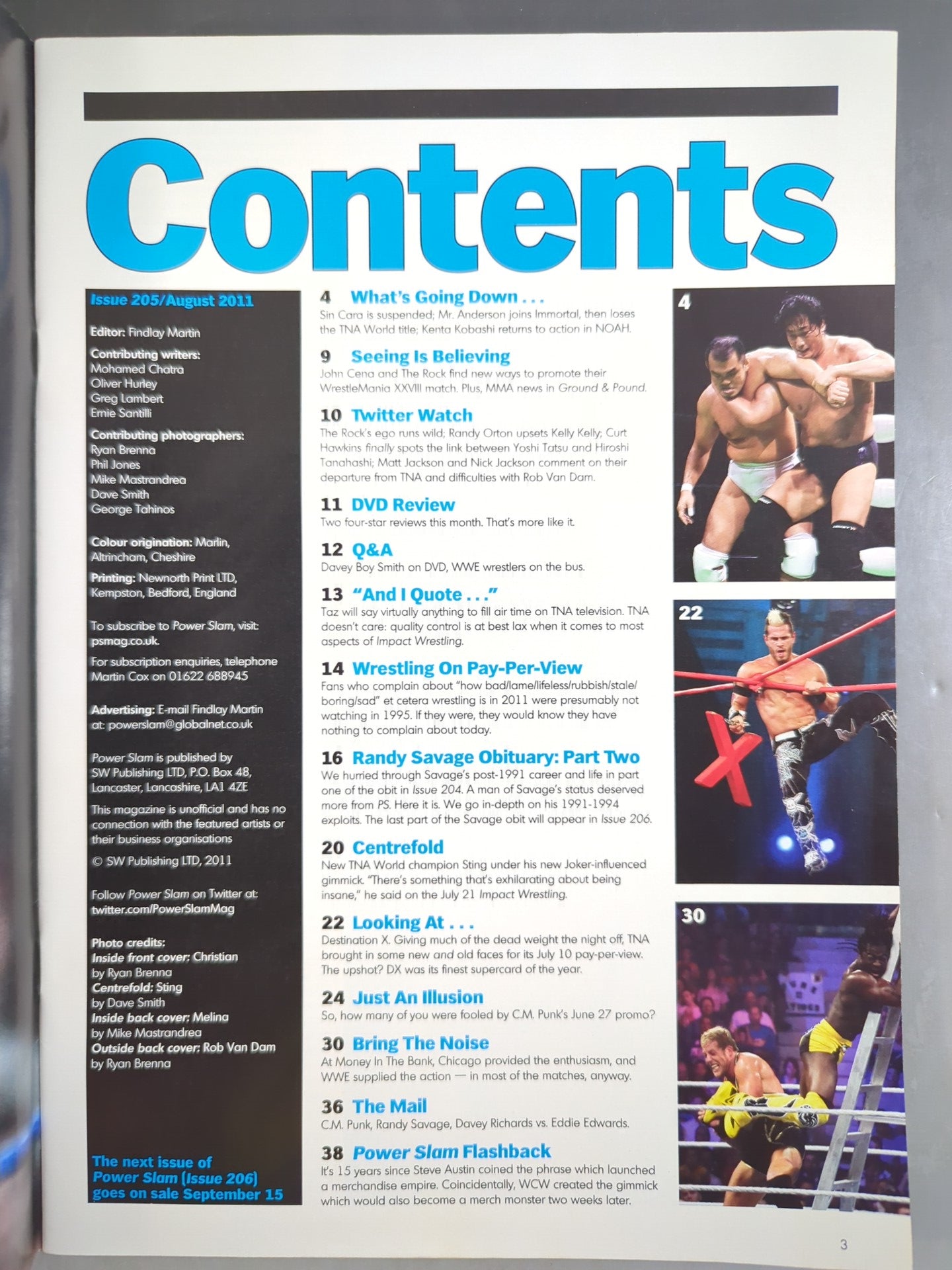 POWER SLAM ISSUE 205