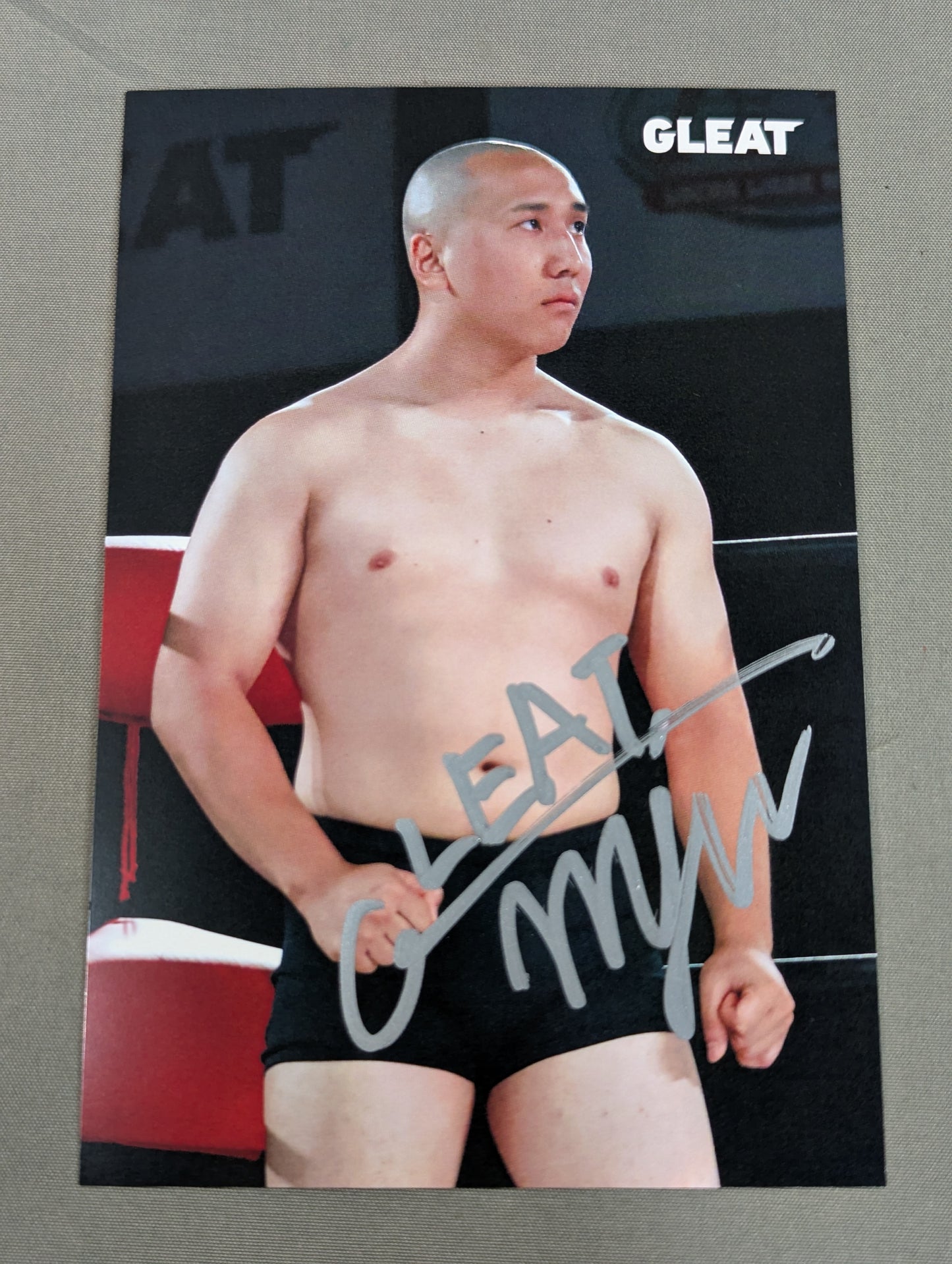 【hand signed autograph】 Go Miyake Postcard