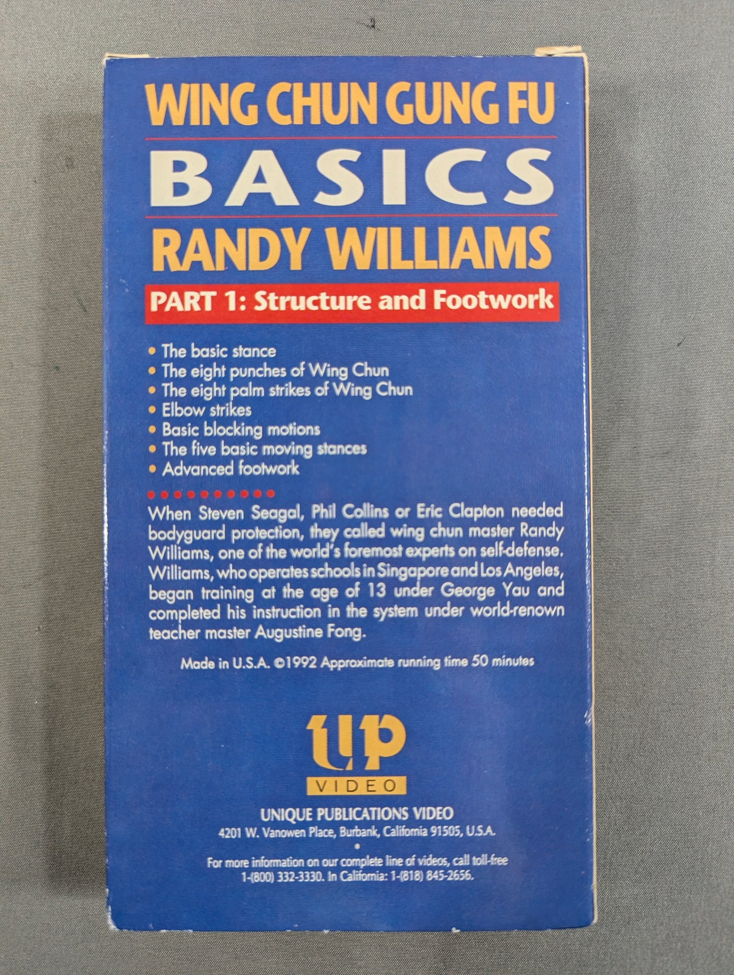 ★RANDY WILLIAMS★ WING CHUN GUNG FU BASICS PART1 ~Structure and Footwork~