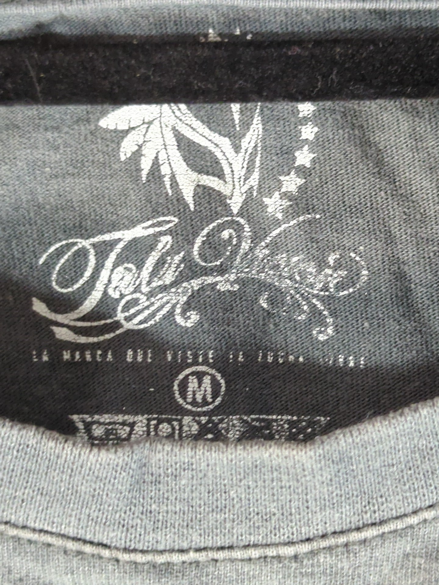 レイ・ミステリオ マスクイラストTシャツ(グレー)