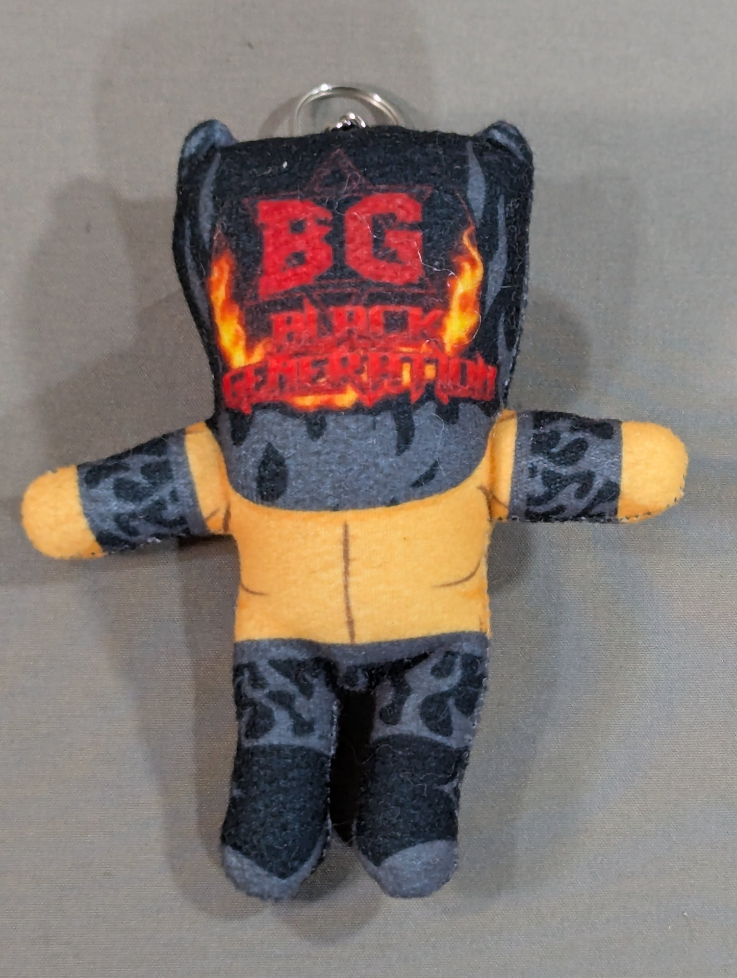 Flamita soft toy keychain (black)
