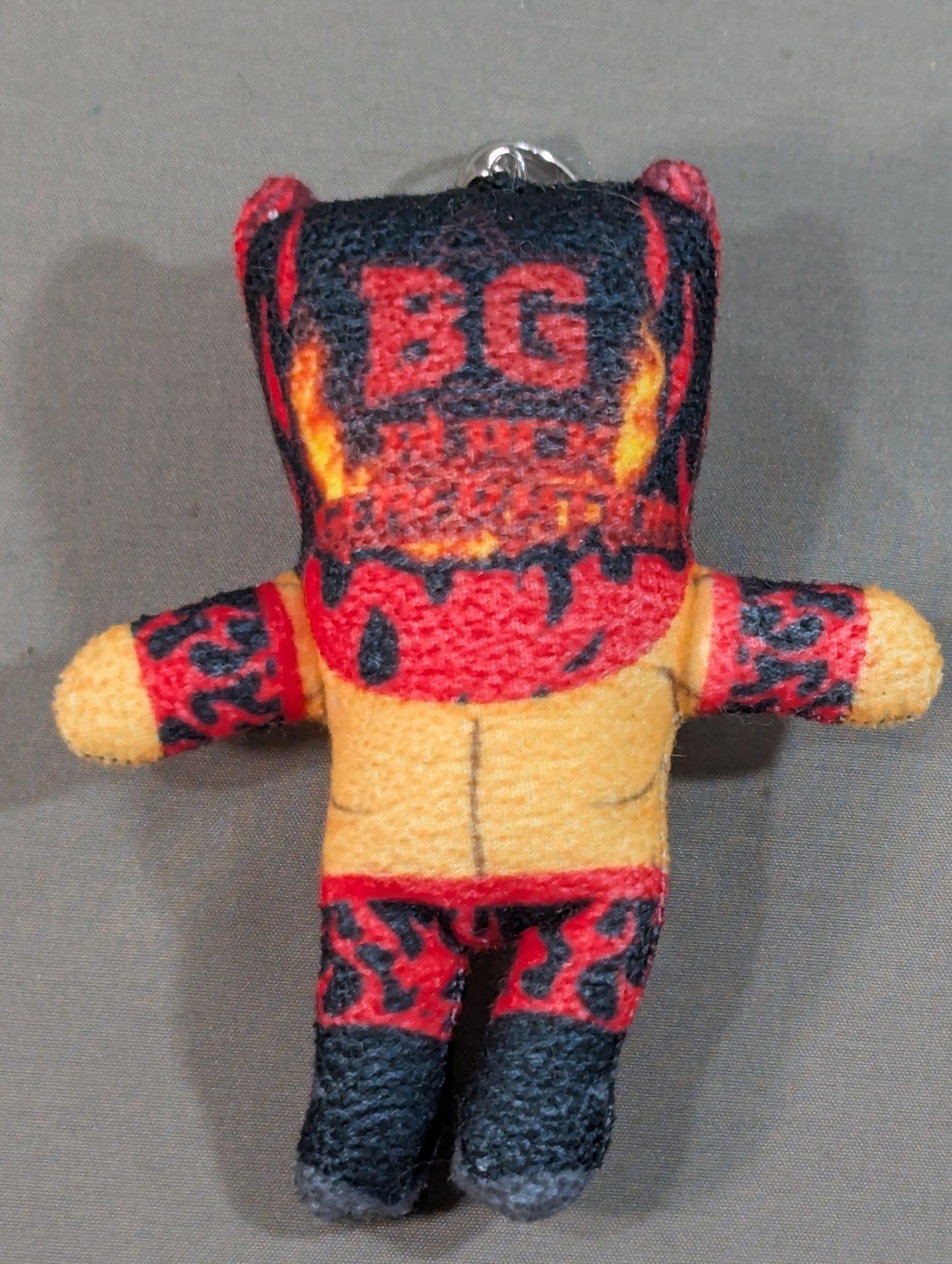 Flamita soft toy Keychain (Black×Red)