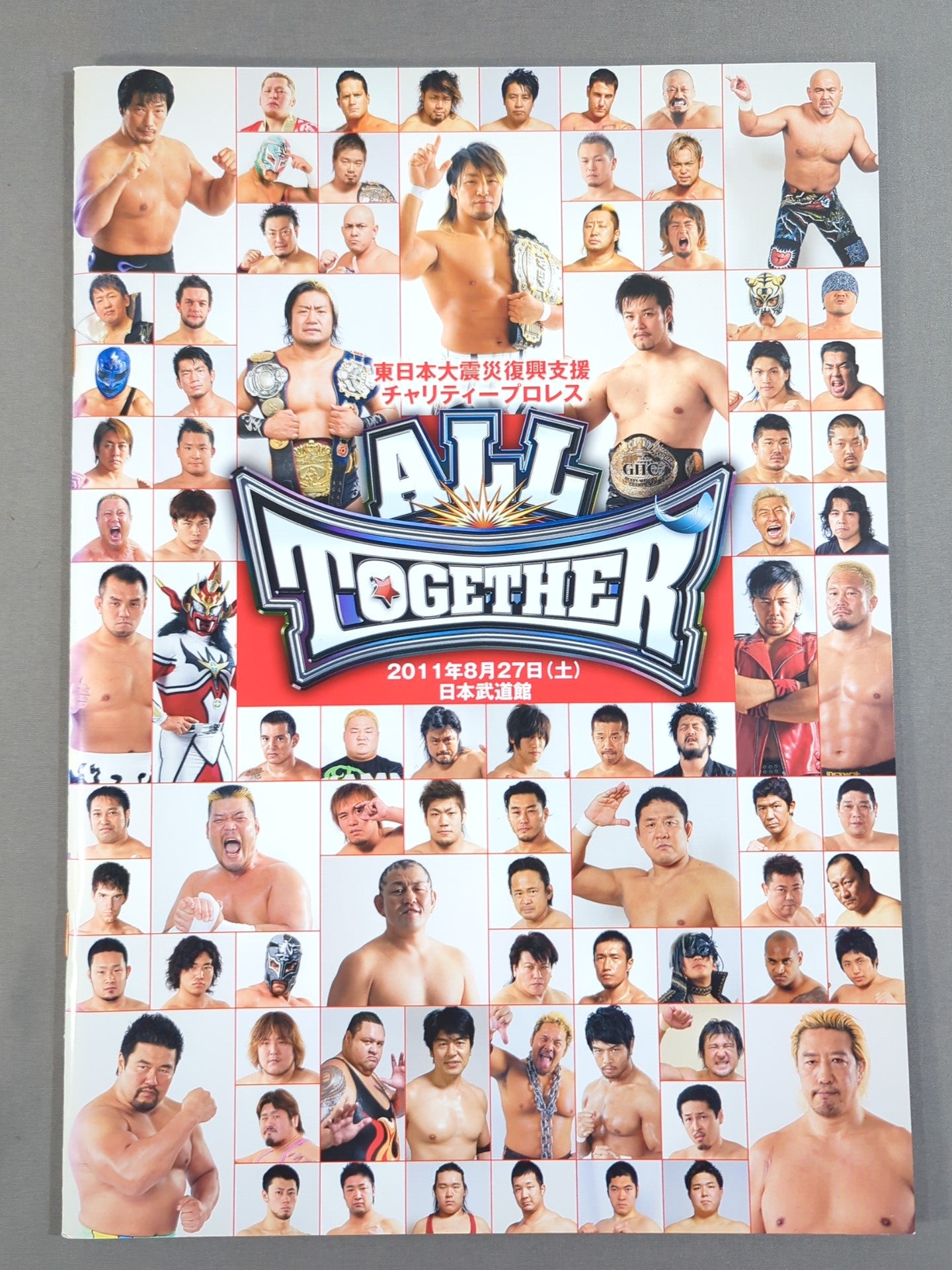 東日本大震災復興支援チャリティープロレス　ＡＬＬ　ＴＯＧＥＴＨＥＲ　8.27日本武道館　−NTV version− [DVD] ALL TOGETHER 東日本大震災復興支援 チャリティープロレス – 闘道館