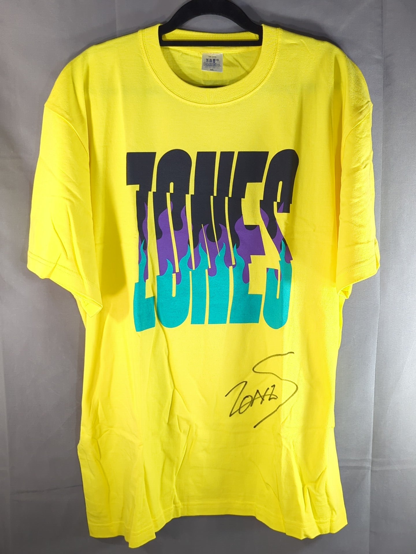 直筆サイン入り】ZONES Tシャツ(イエロー) – 闘道館