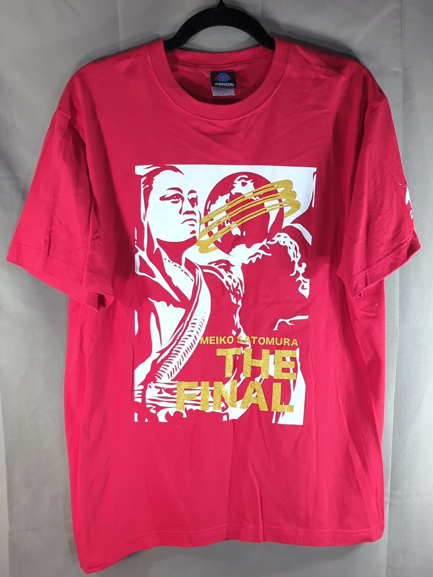 里村明衣子引退記念「バンザイROCK」Tシャツ(レッド) – 闘道館
