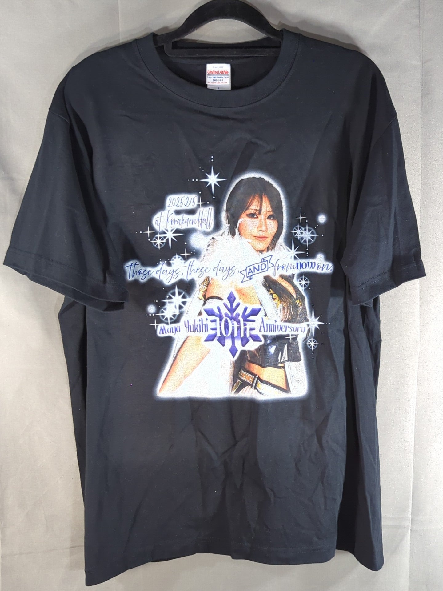 雪妃真矢　アニバーサリーT−シャツ　XL 雪妃真矢「10th Anniversary」ピクチャーTシャツ – 闘道館