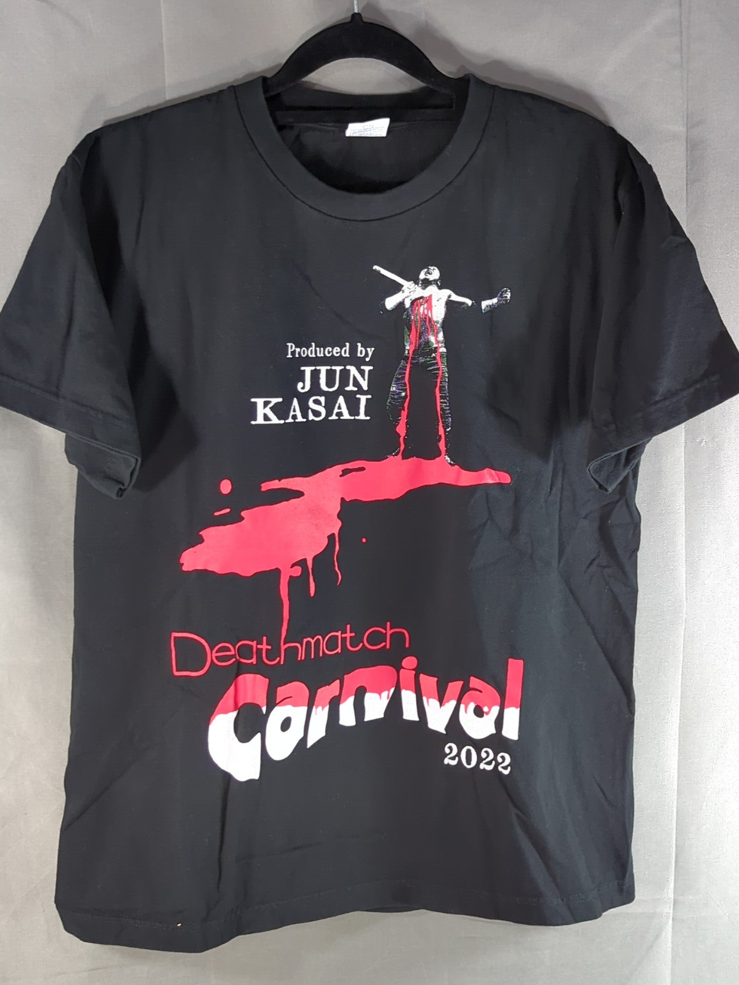 葛西純プロデュース「デスマッチカーニバル 2022」Tシャツ – 闘道館