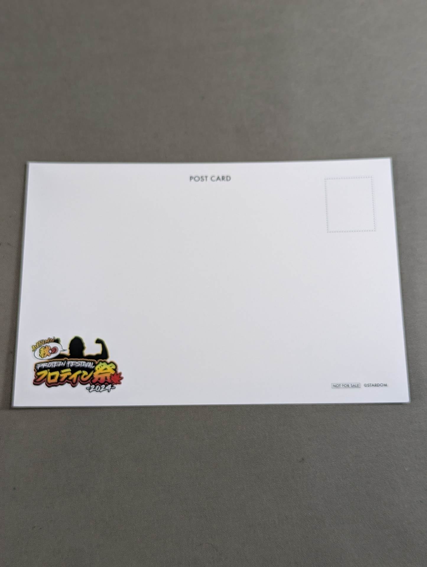 中野たむ&なつぽい「秋のプロテイン祭 2024」ポストカード
