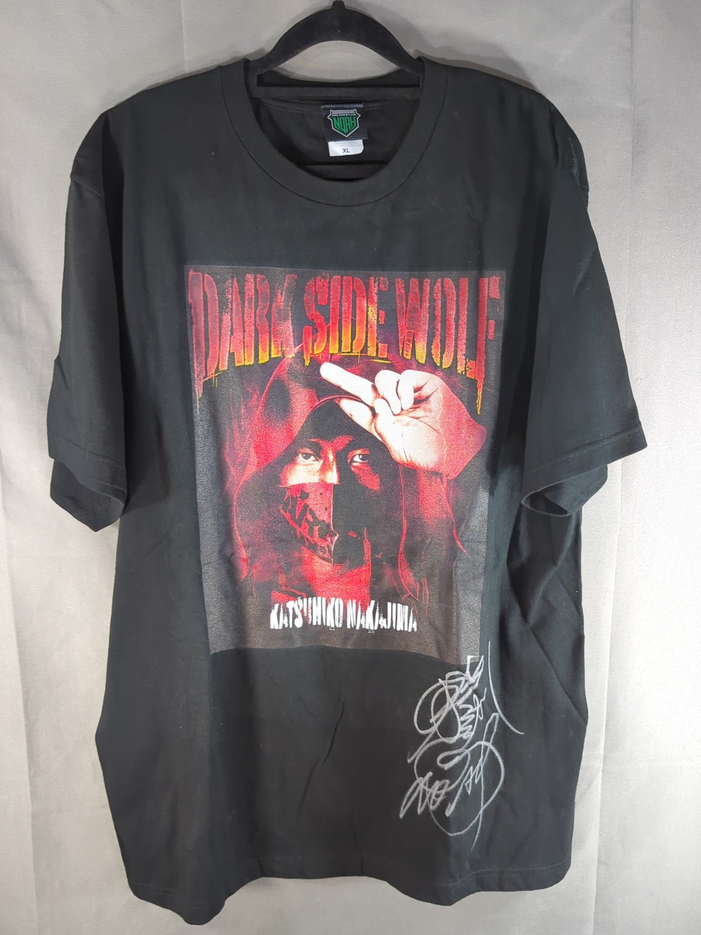 直筆サイン入り】中嶋勝彦「DARK SIDE WOLF」ピクチャーTシャツ – 闘道館
