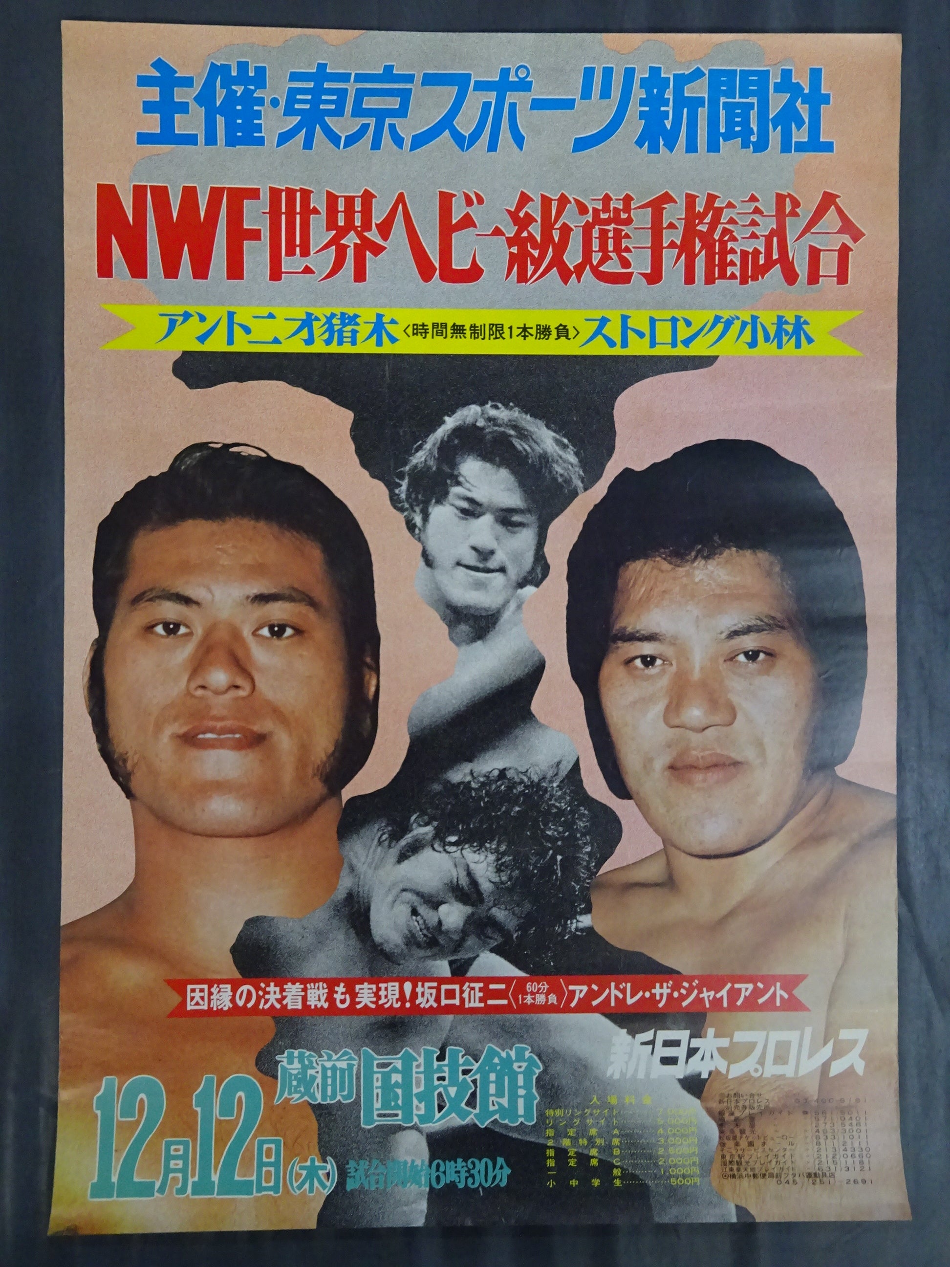 ☆NWF世界ヘビー級選手権試合☆ アントニオ猪木vsストロング小林 – 闘道館